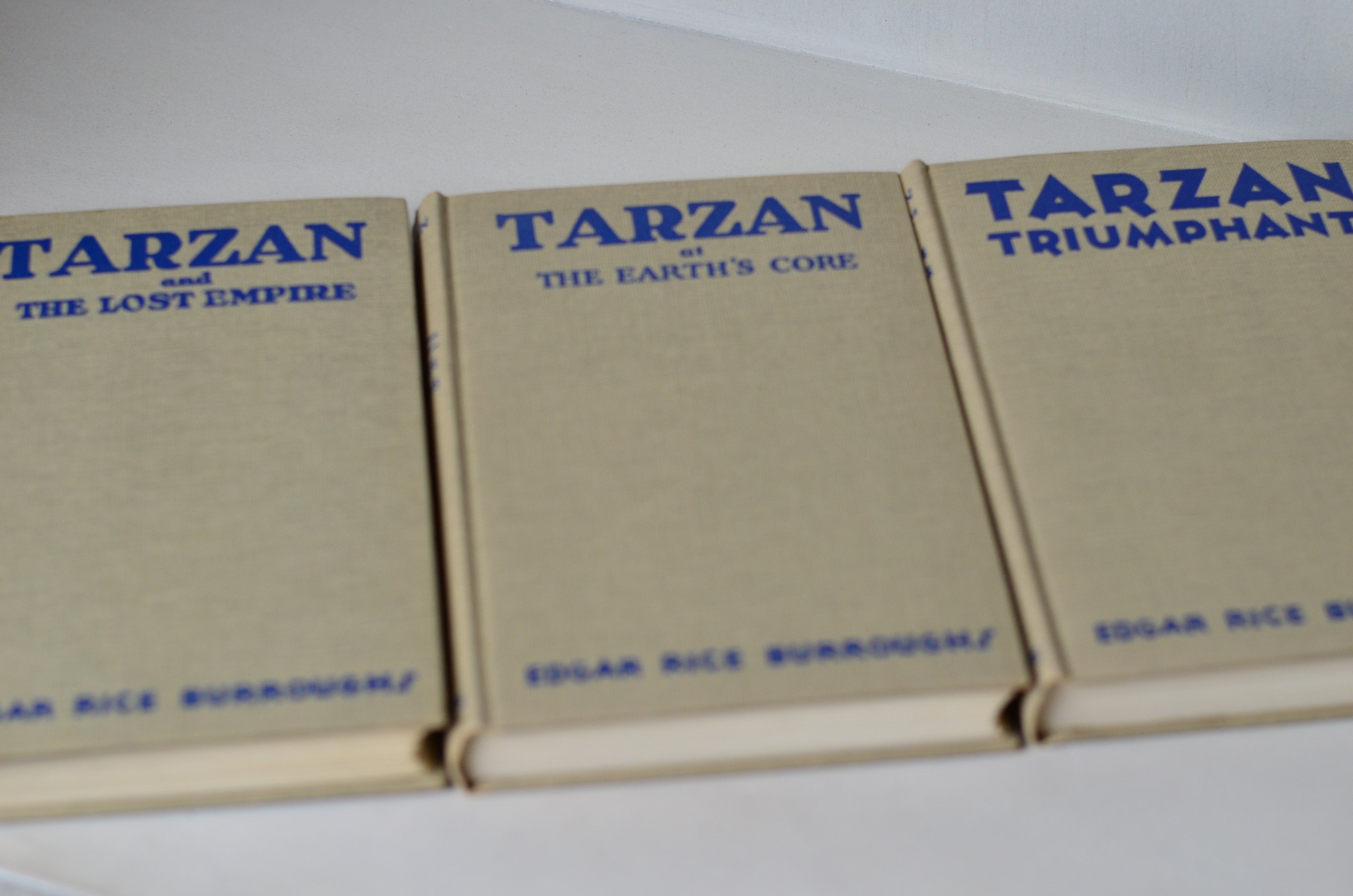 Tarzan of the Apes by Edgar Rice Burroughs - 14 Early Editions