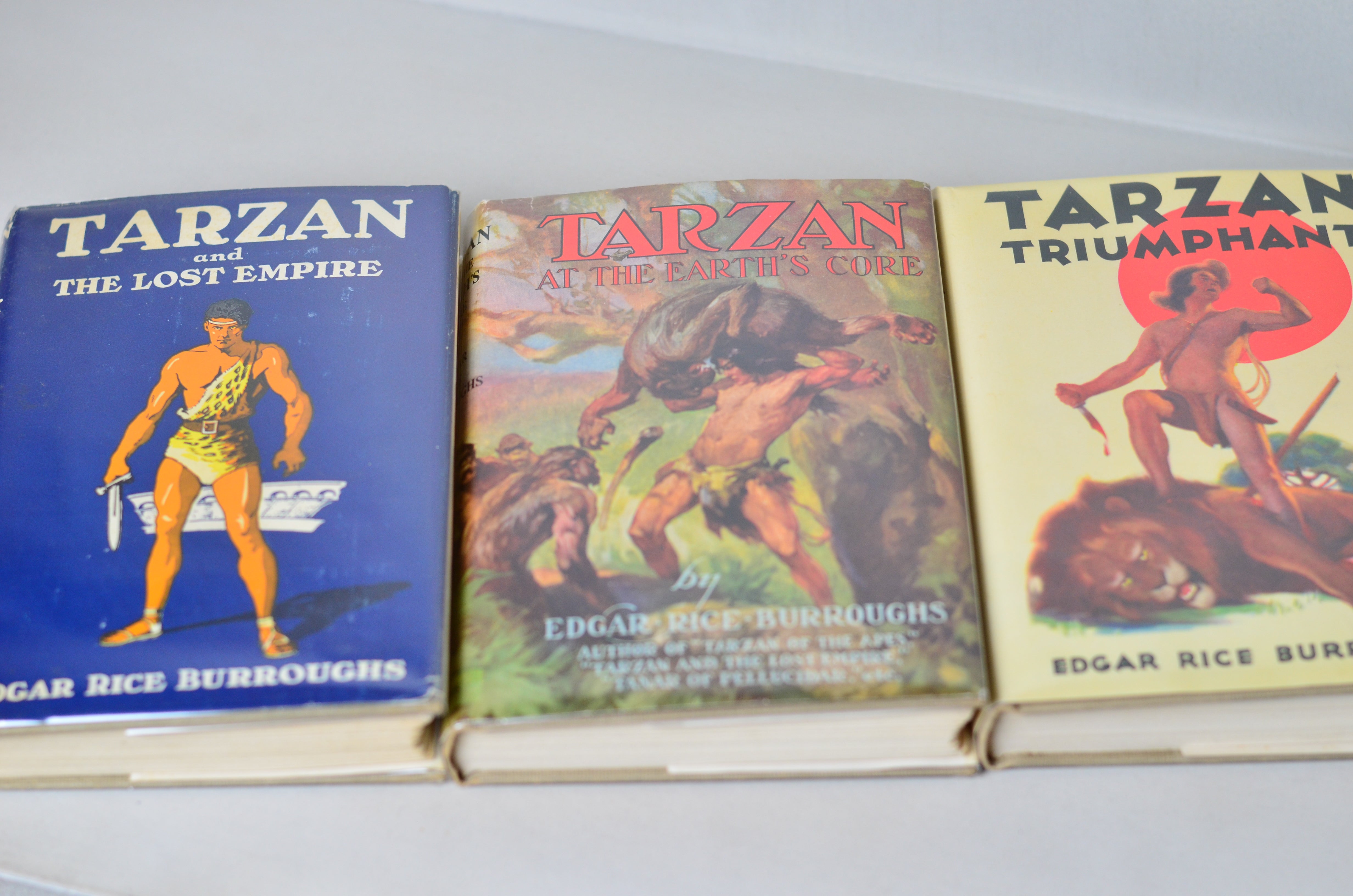 Tarzan of the Apes by Edgar Rice Burroughs - 14 Early Editions