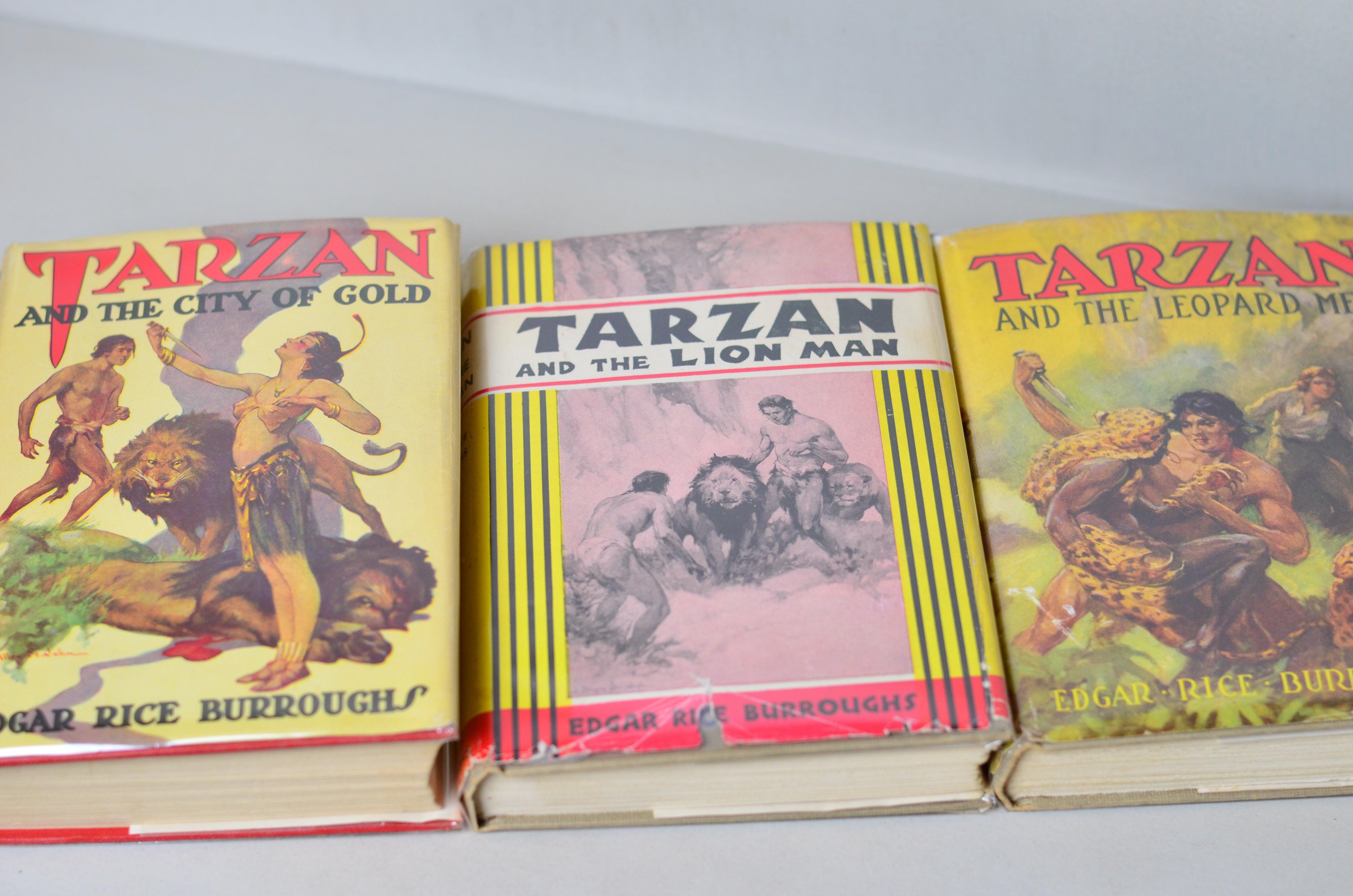 Tarzan of the Apes by Edgar Rice Burroughs - 14 Early Editions