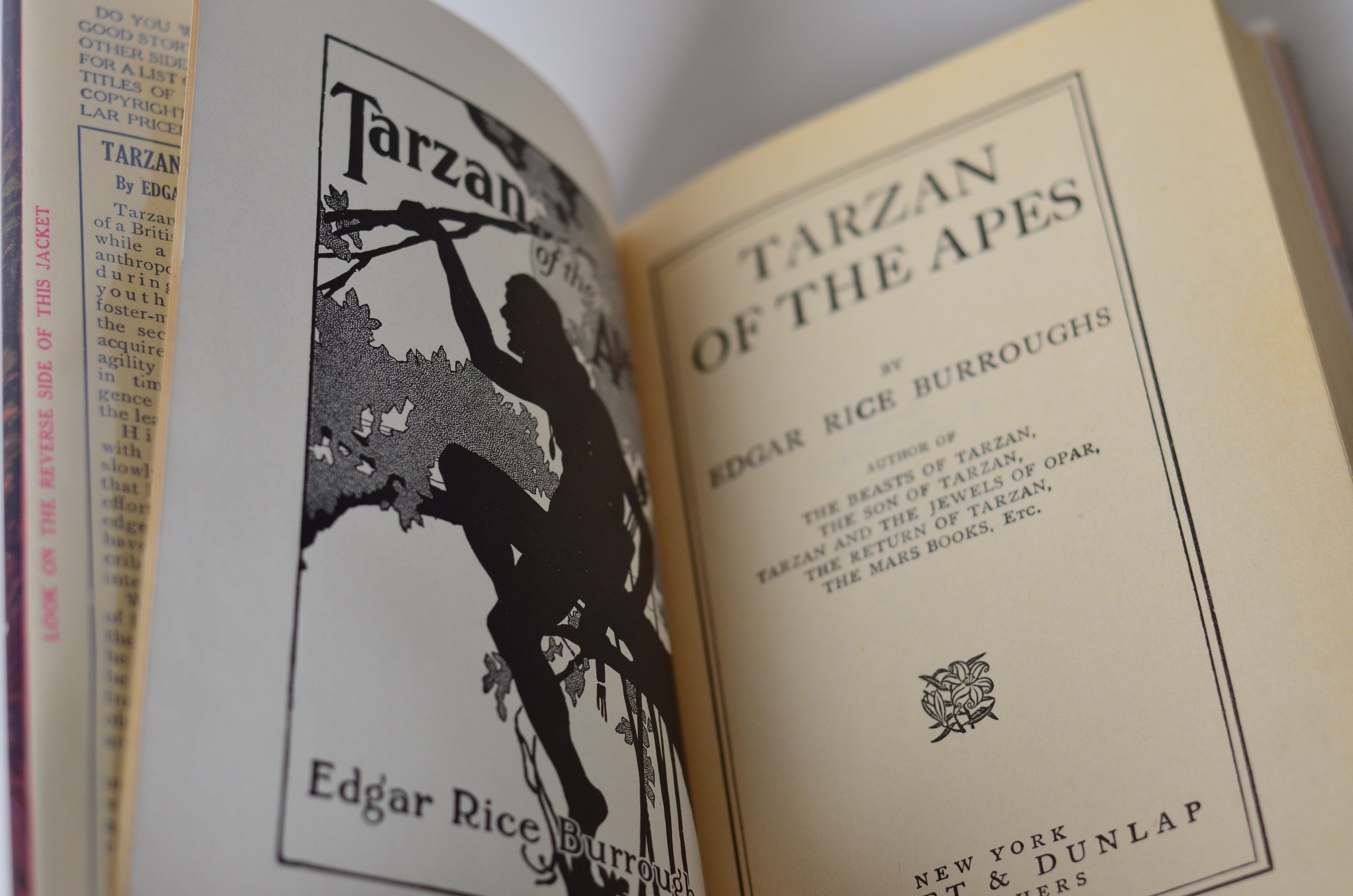 Tarzan of the Apes by Edgar Rice Burroughs - 14 Early Editions