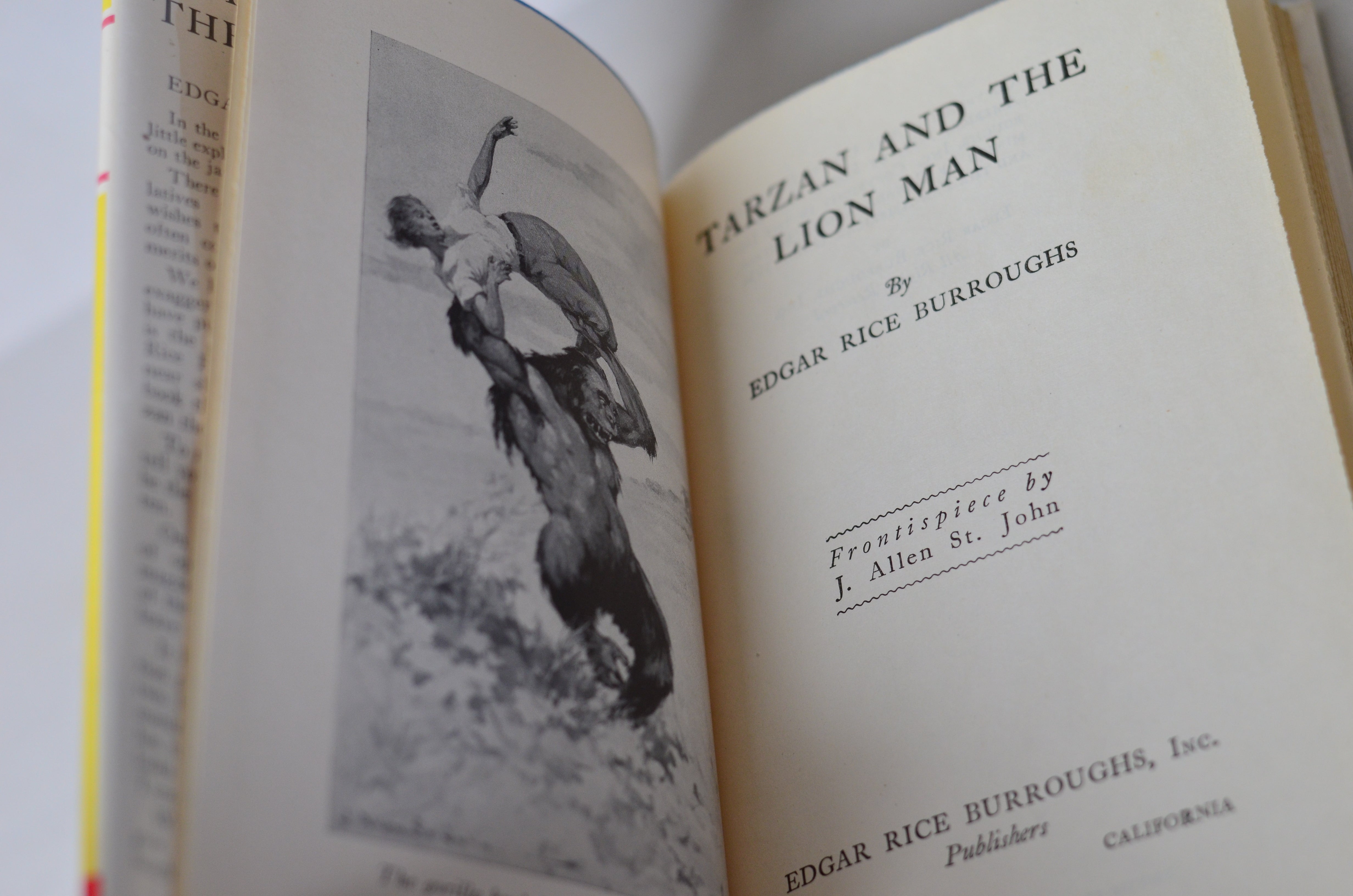 Tarzan of the Apes by Edgar Rice Burroughs - 14 Early Editions