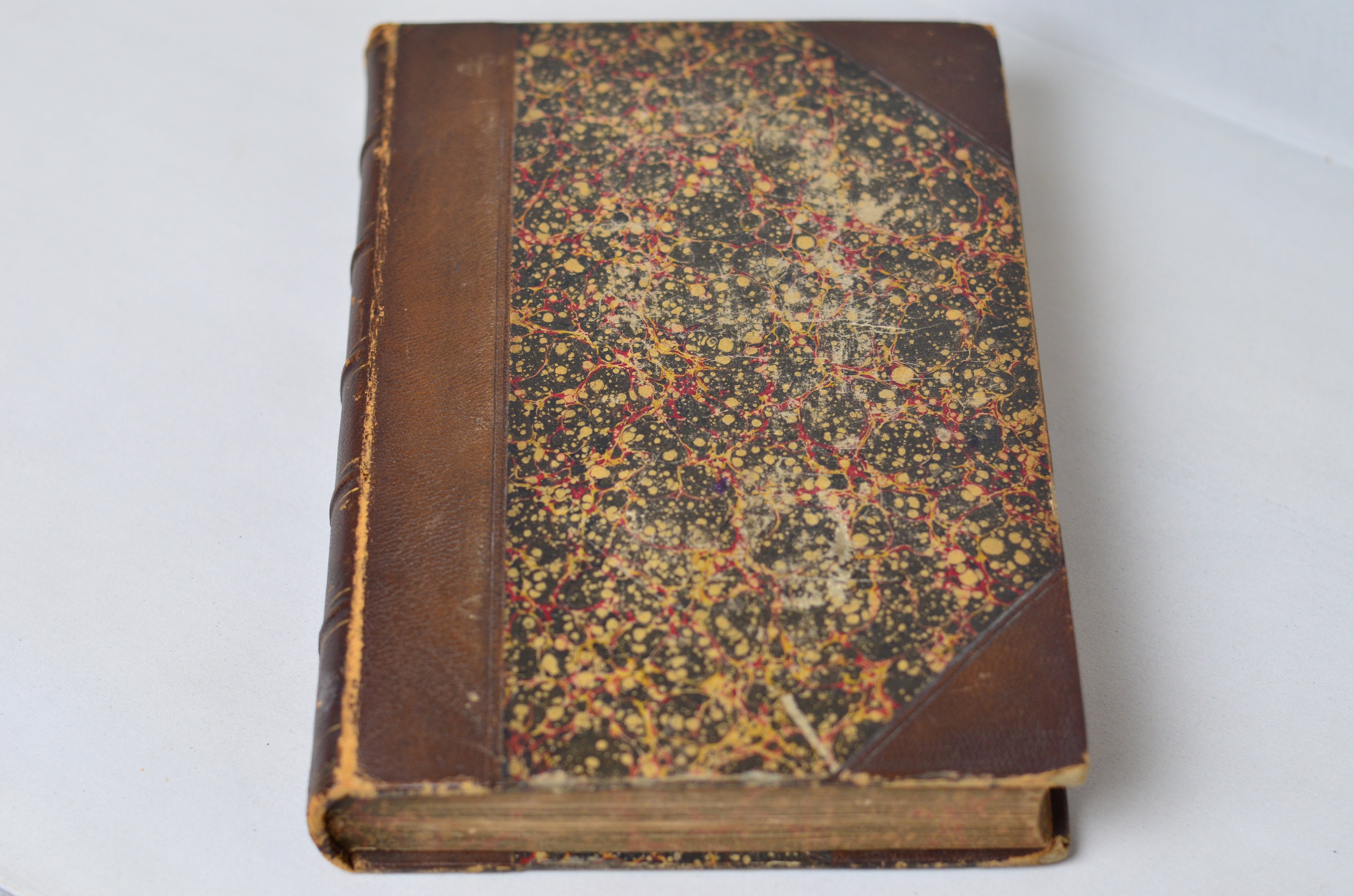 Antique Leather Bound Tales of the Borders and Scotland by John Mackay Wilson c. 1880