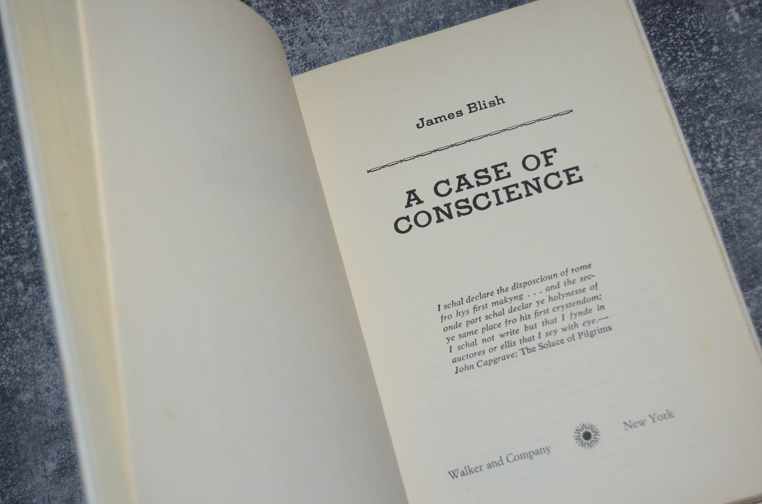 First Edition First Printing A Case of Conscience by James Blish 1969