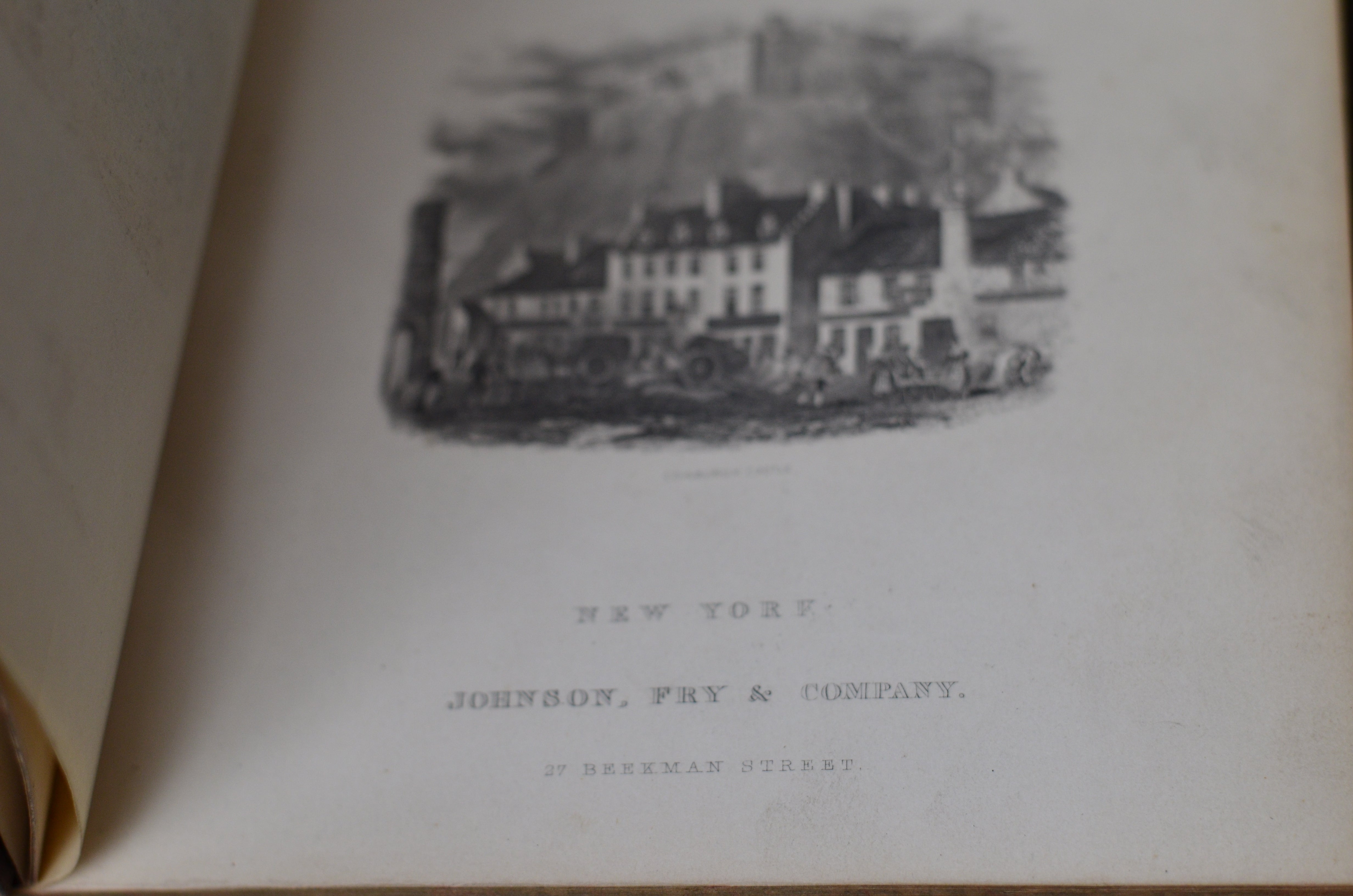 Antique Leather Bound Tales of the Borders and Scotland by John Mackay Wilson c. 1880