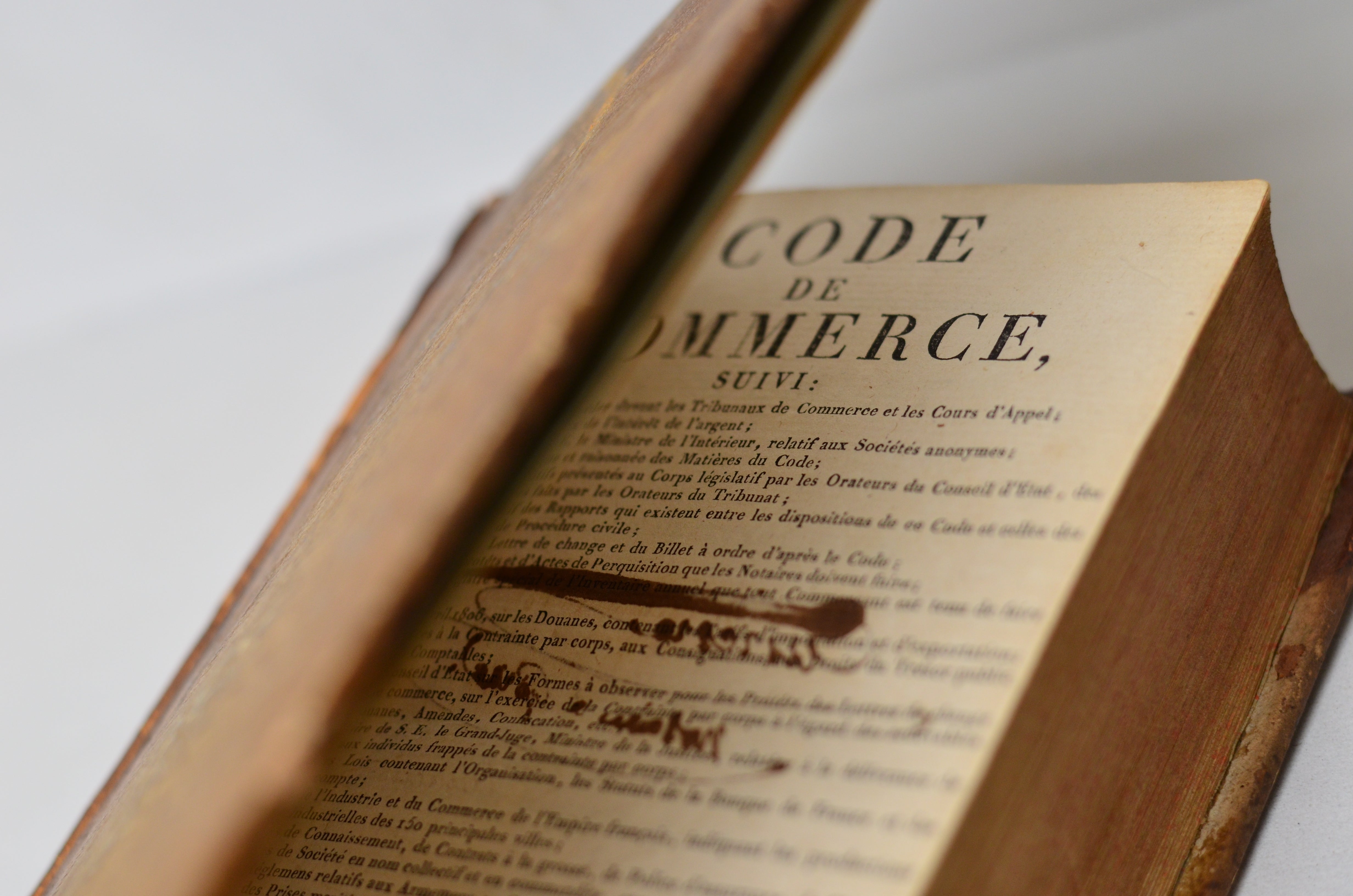 Napoleonic Code De Commerce 1808 - Napoleon Bonaparte