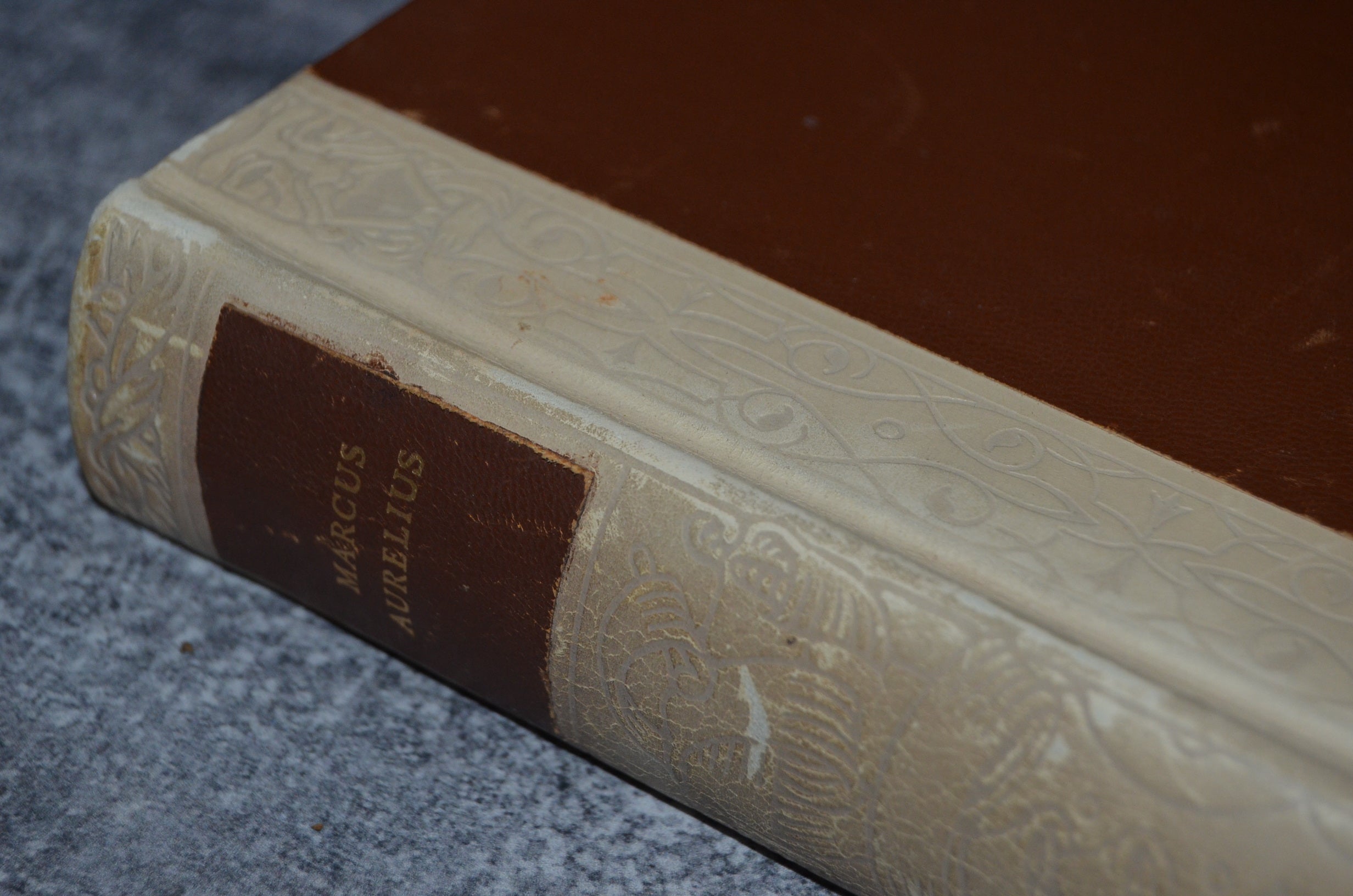 Vintage Leather Bound Meditations by Marcus Aurelius