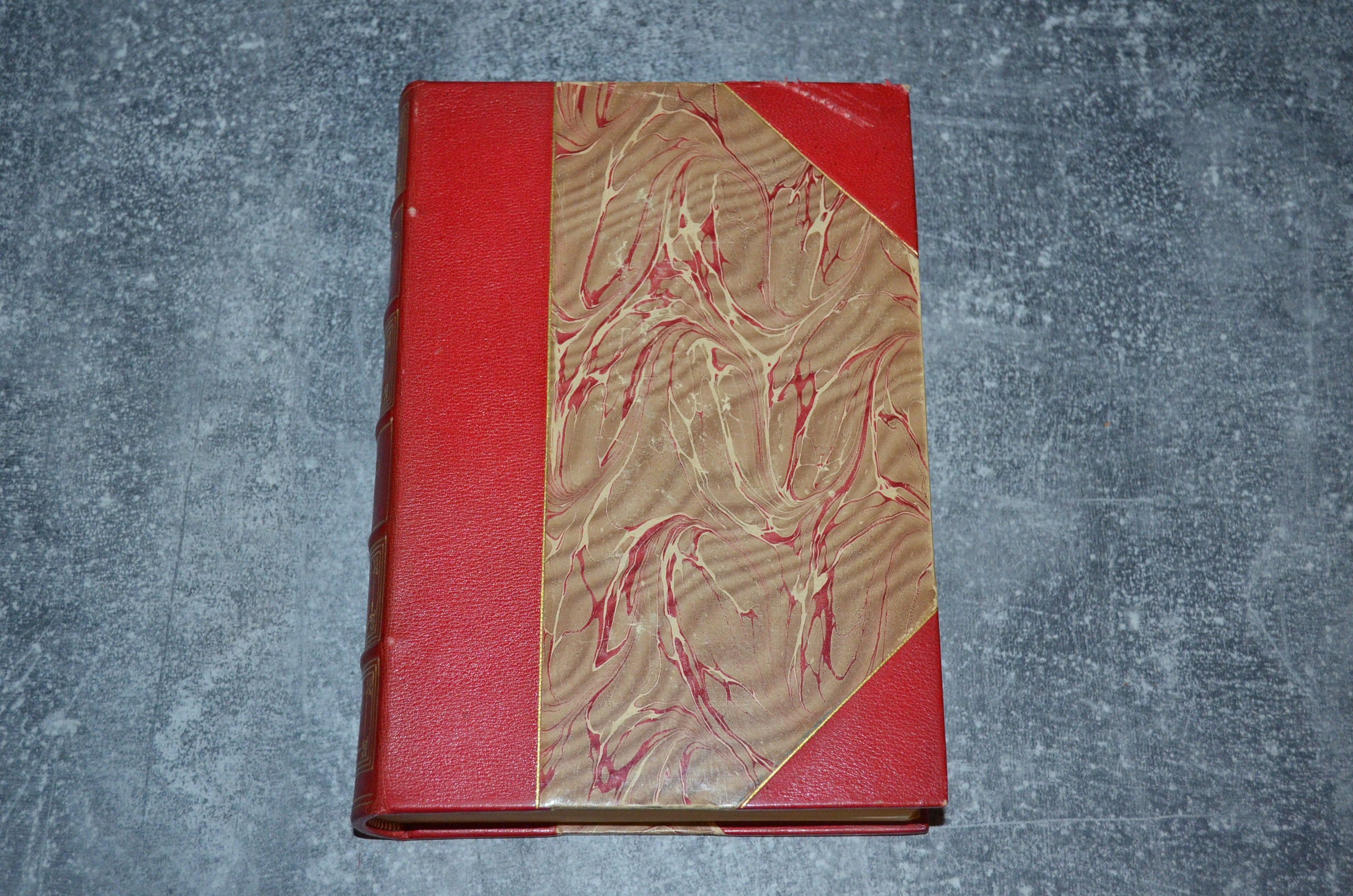 Antique Leather Bound Poems & Plays of Alfred Tennyson 1898