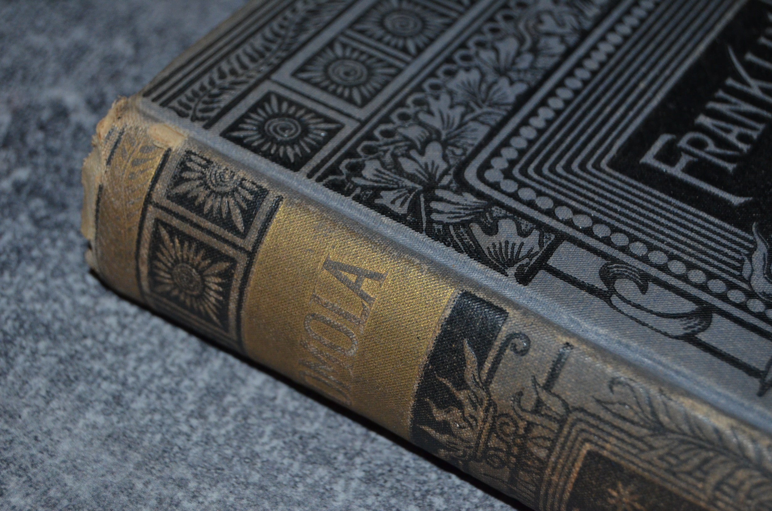 Antique Victorian Binding Romola by George Elliot 1887