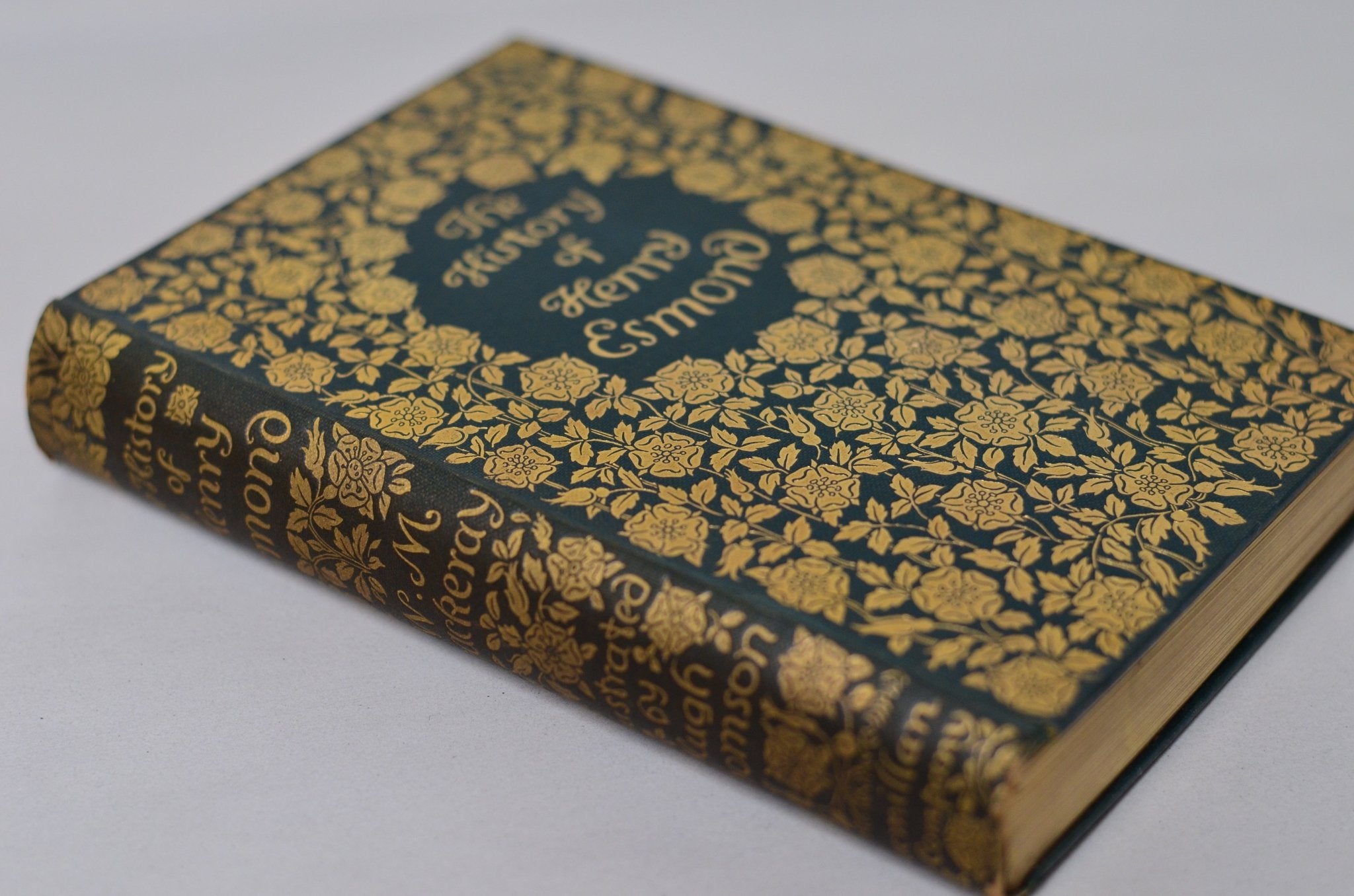 Antique Decorative Binding The History of Henry Esmond by William Makepeace Thackeray 1905 - Brookfield Books