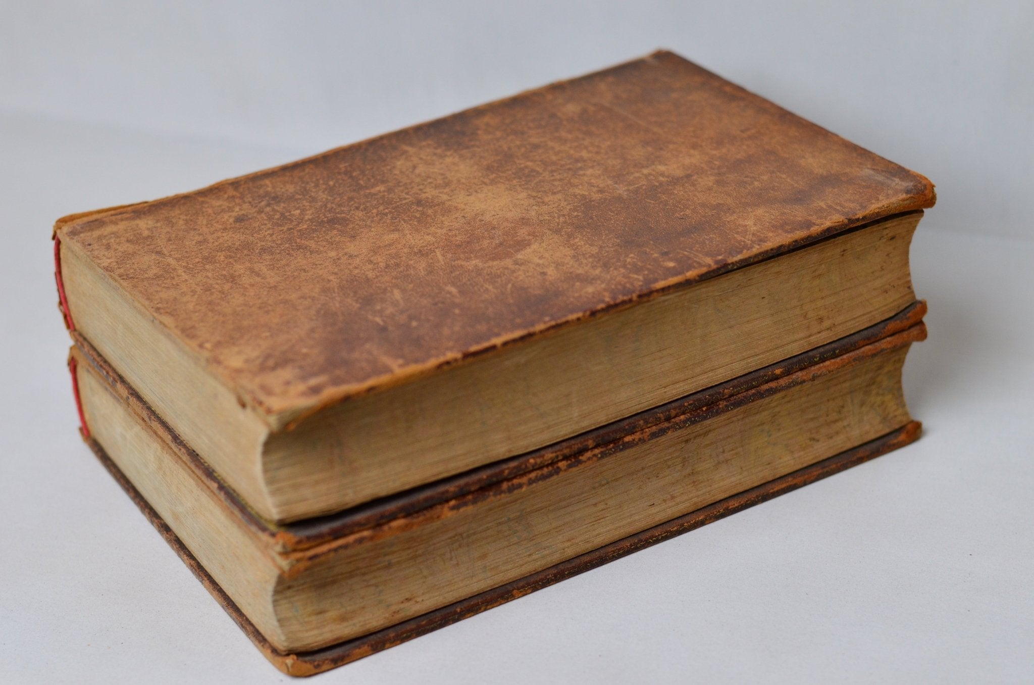 Antique Leather Bound Book Decor - Dark Brown, Alison's History of Europe - Brookfield Books