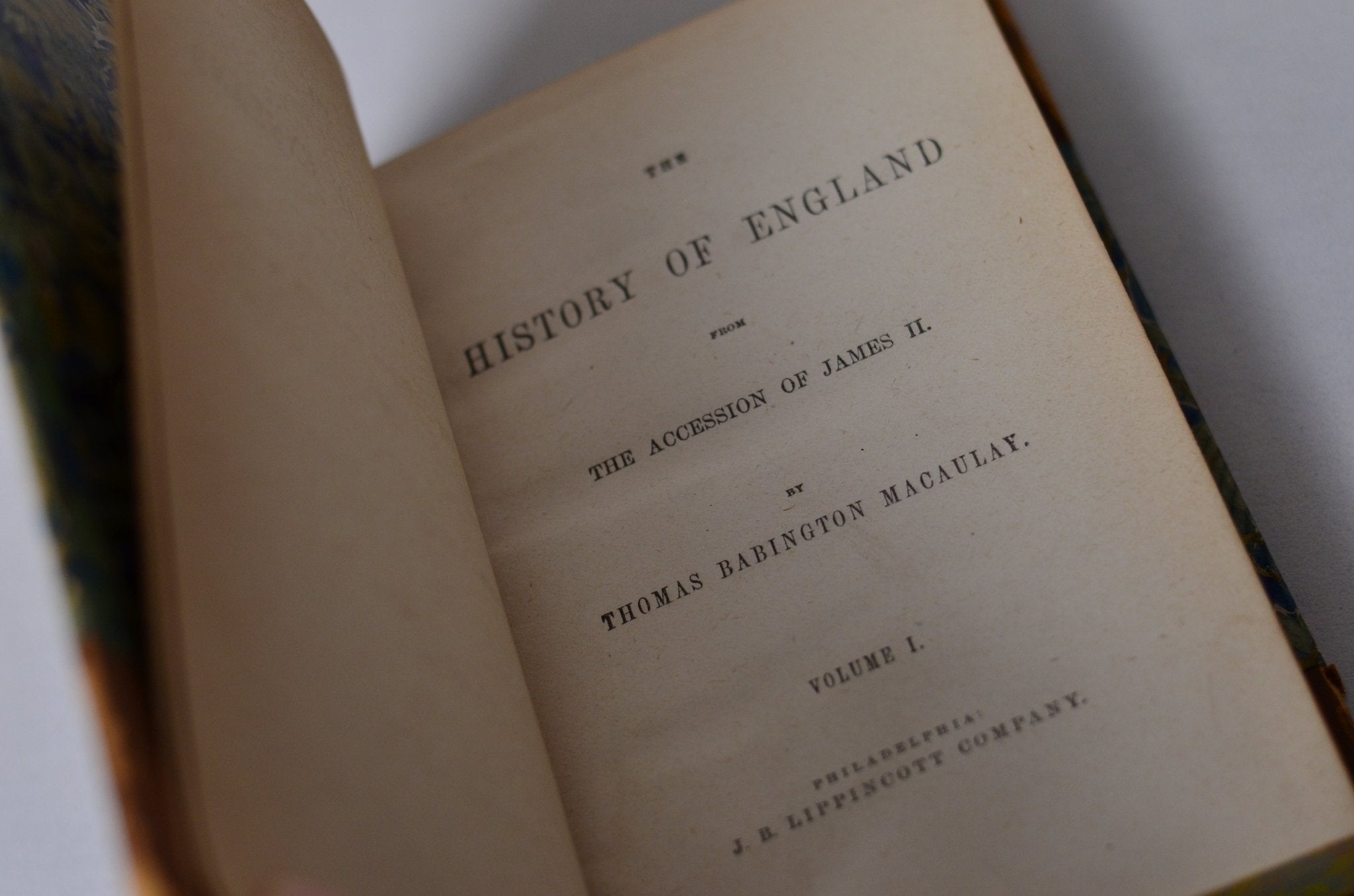 Antique Leather Bound Complete History of England by Thomas Macaulay - Brookfield Books