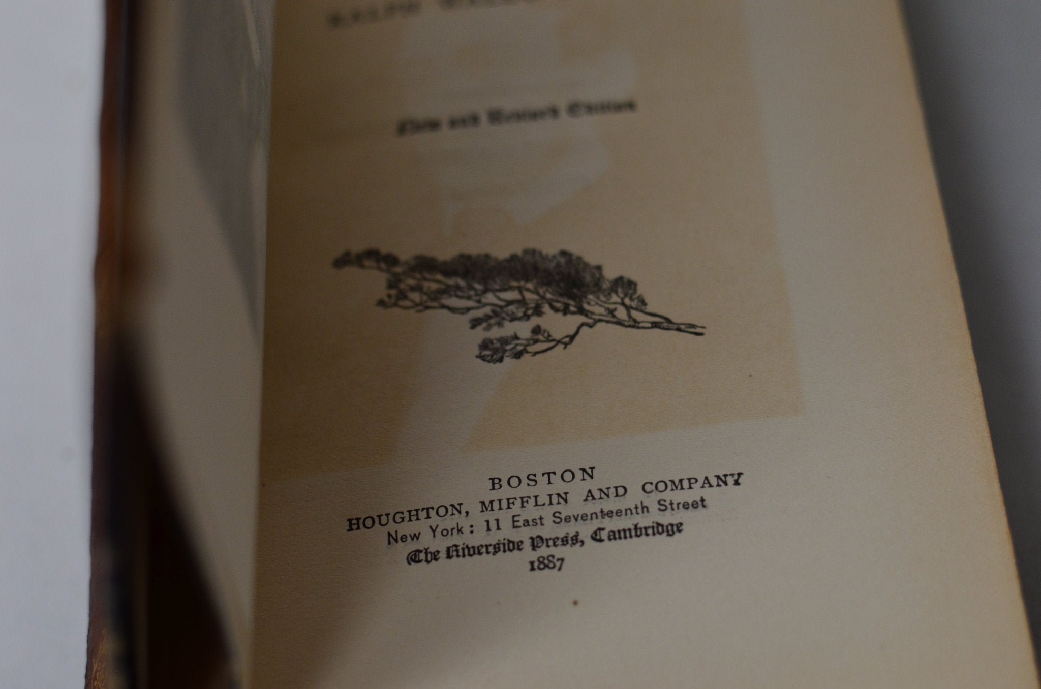 Antique Leather Bound Nature, Addresses & Lectures by Ralph Waldo Emerson 1883 - Brookfield Books