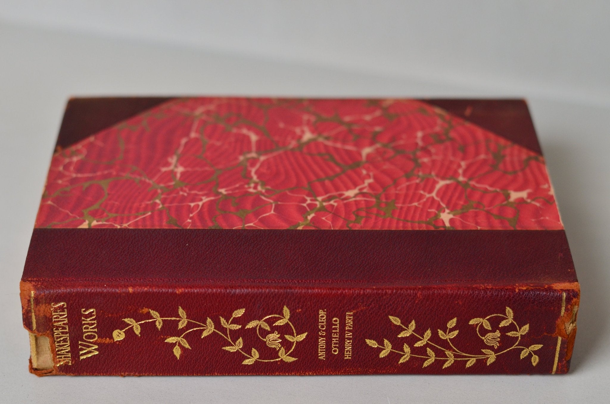 Antique Leather Bound Othello by William Shakespeare 1901 - Brookfield Books