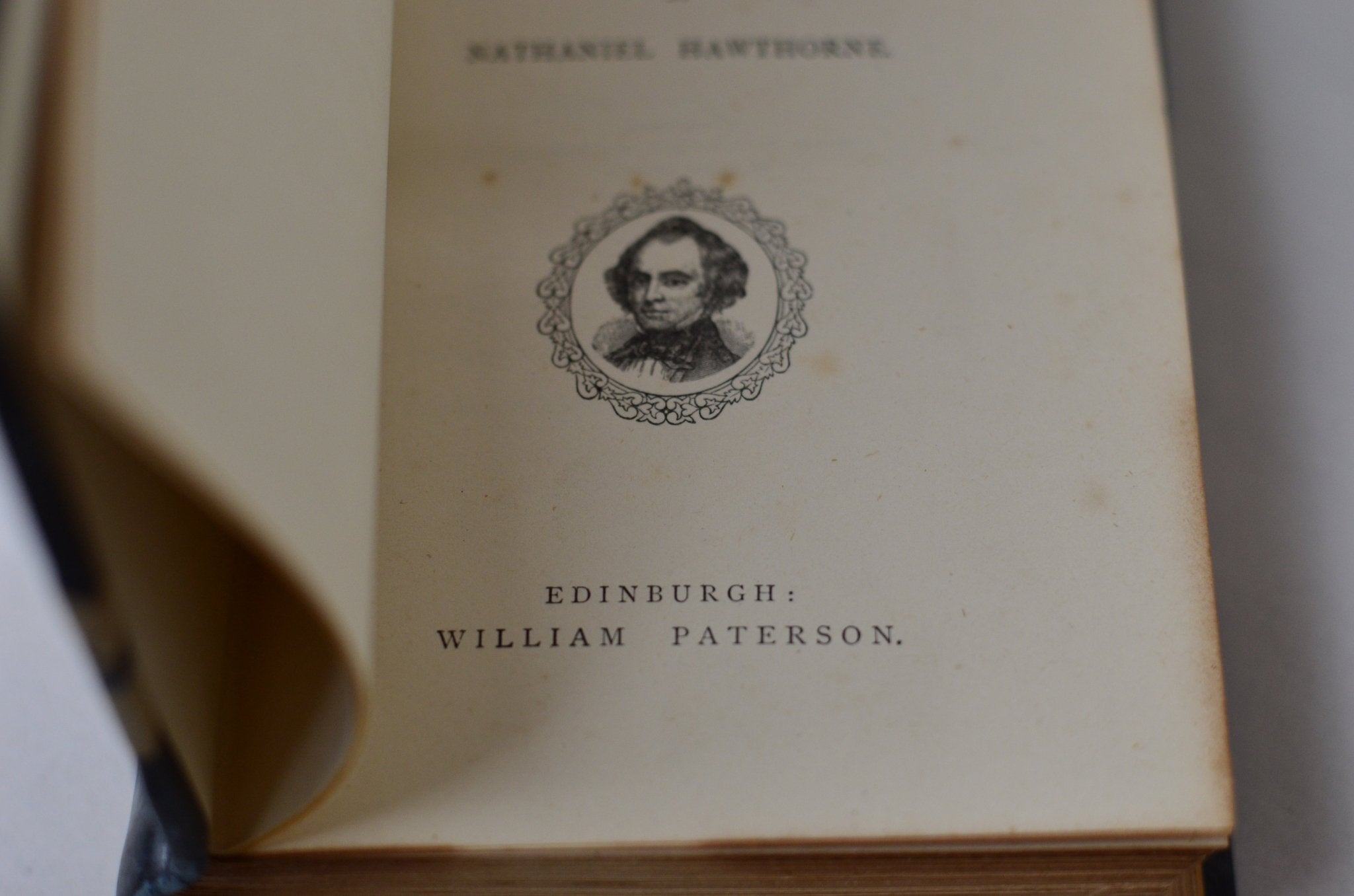 Antique Leather Bound Tanglewood Tales by Nathaniel Hawthorne c. 1885 - Brookfield Books