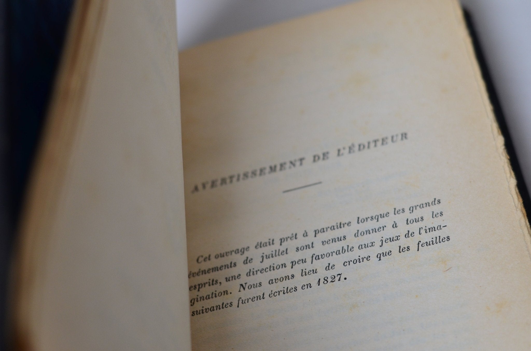 Antique Leather Bound The Red and the Black by Stendhal - c. 1925, French - Brookfield Books