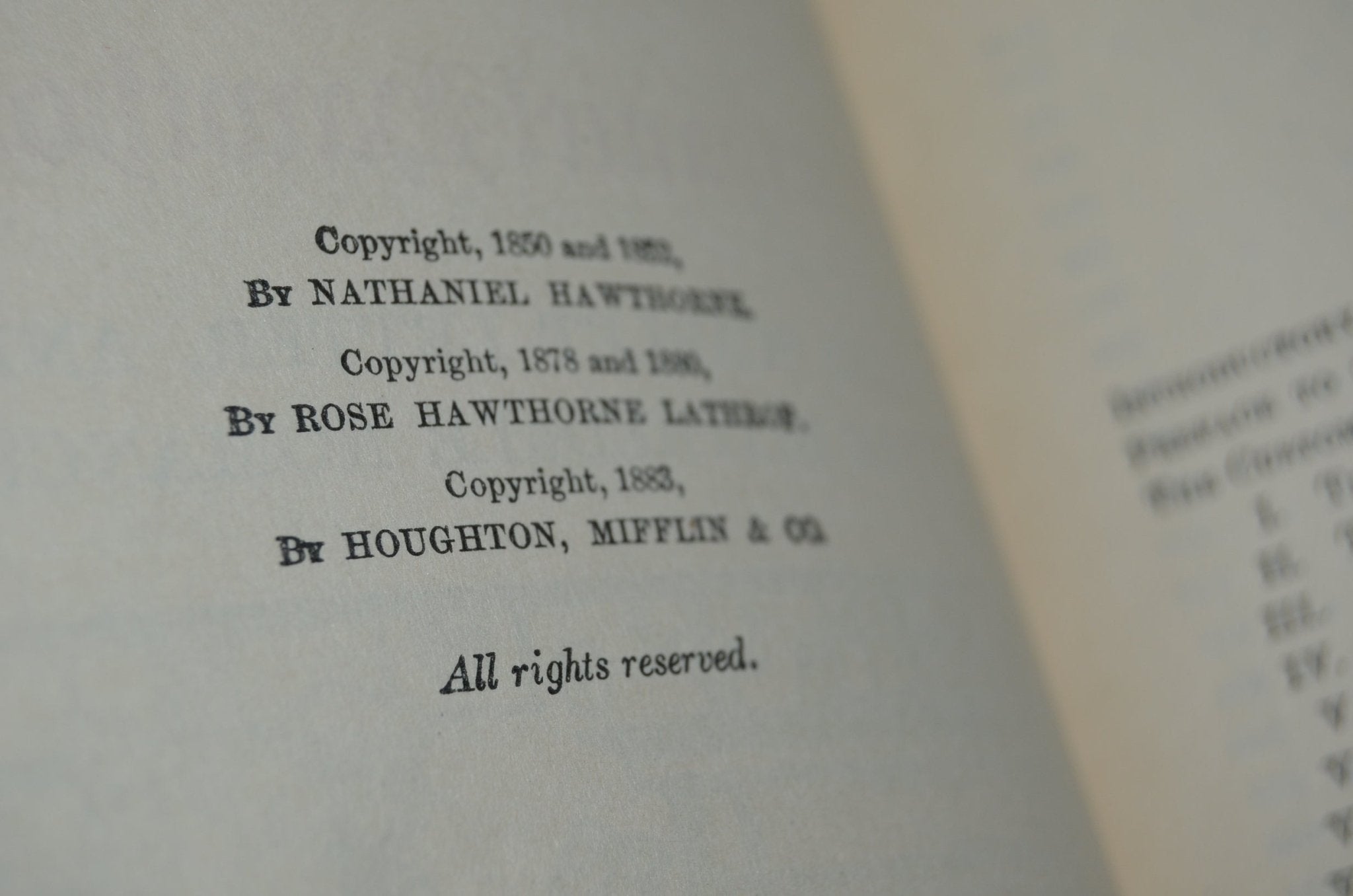 Antique Leather Bound The Scarlett Letter by Nathaniel Hawthorne 1909 - Brookfield Books