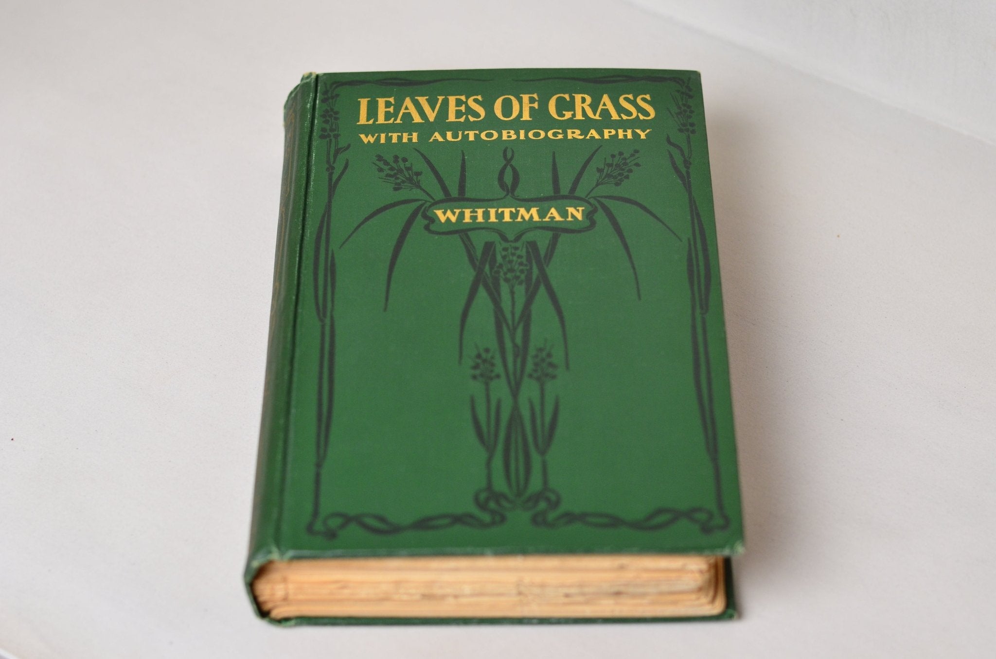 Antique Leaves of Grass by Walt Whitman 1900 - Brookfield Books