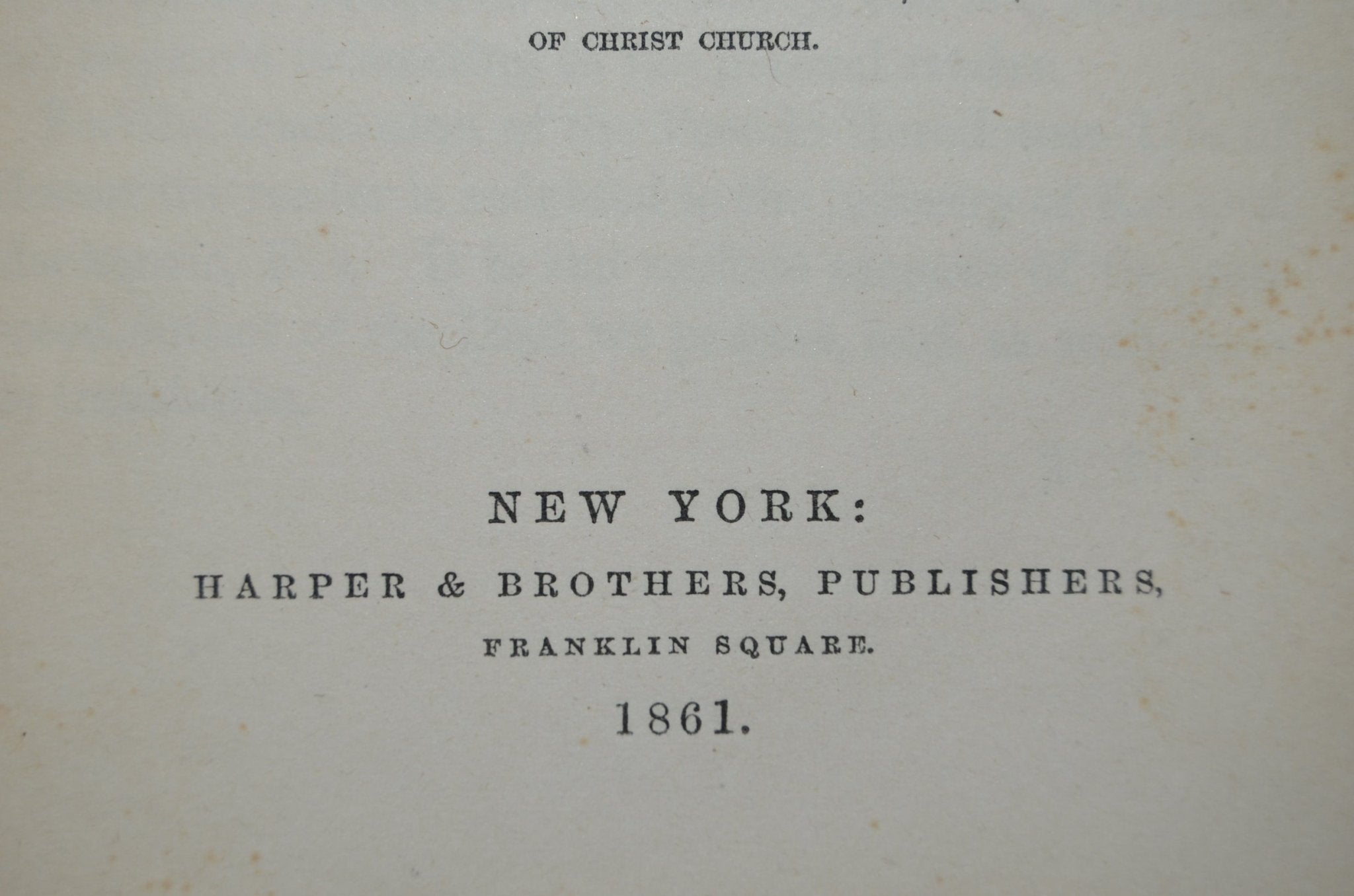 Antique The Odyssey of Homer 1861 - Brookfield Books