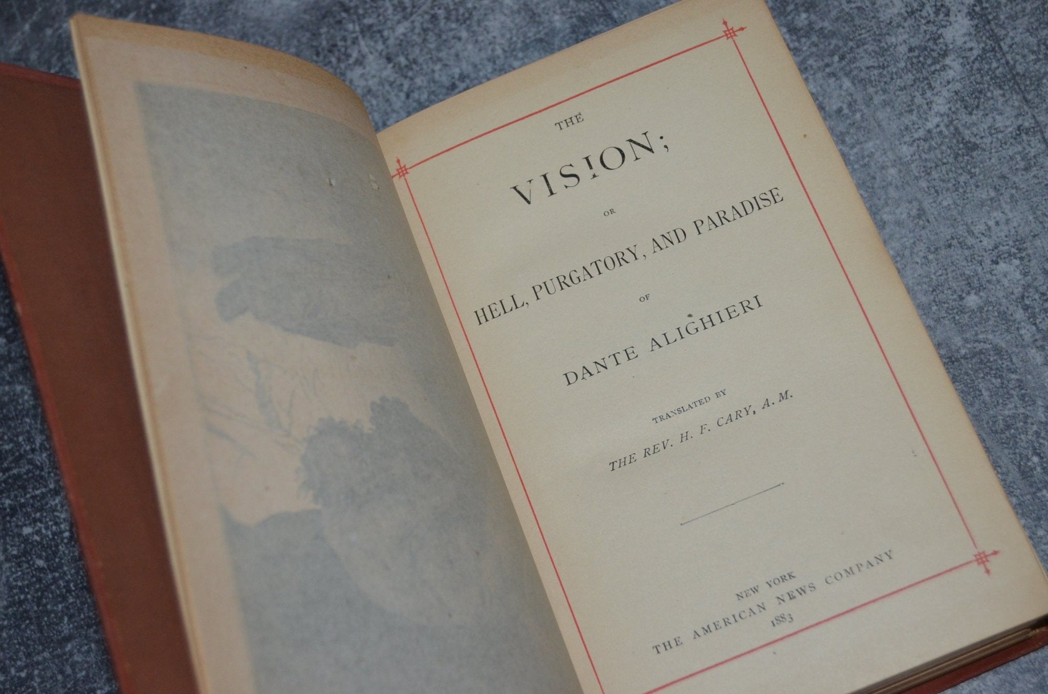 Antique Victorian Binding Dante’s Inferno 1883 - Brookfield Books