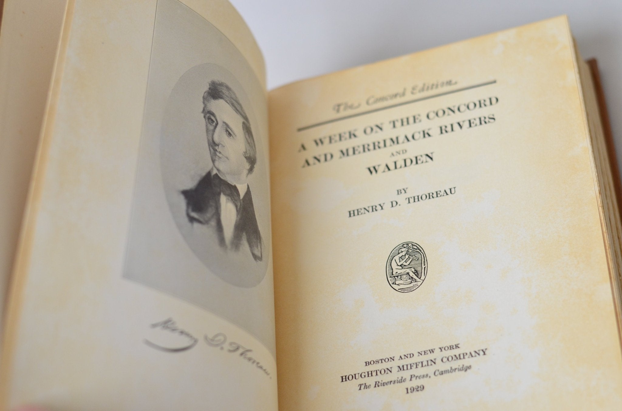 Concord Edition of Walden by Henry David Thoreau 1929 - Brookfield Books