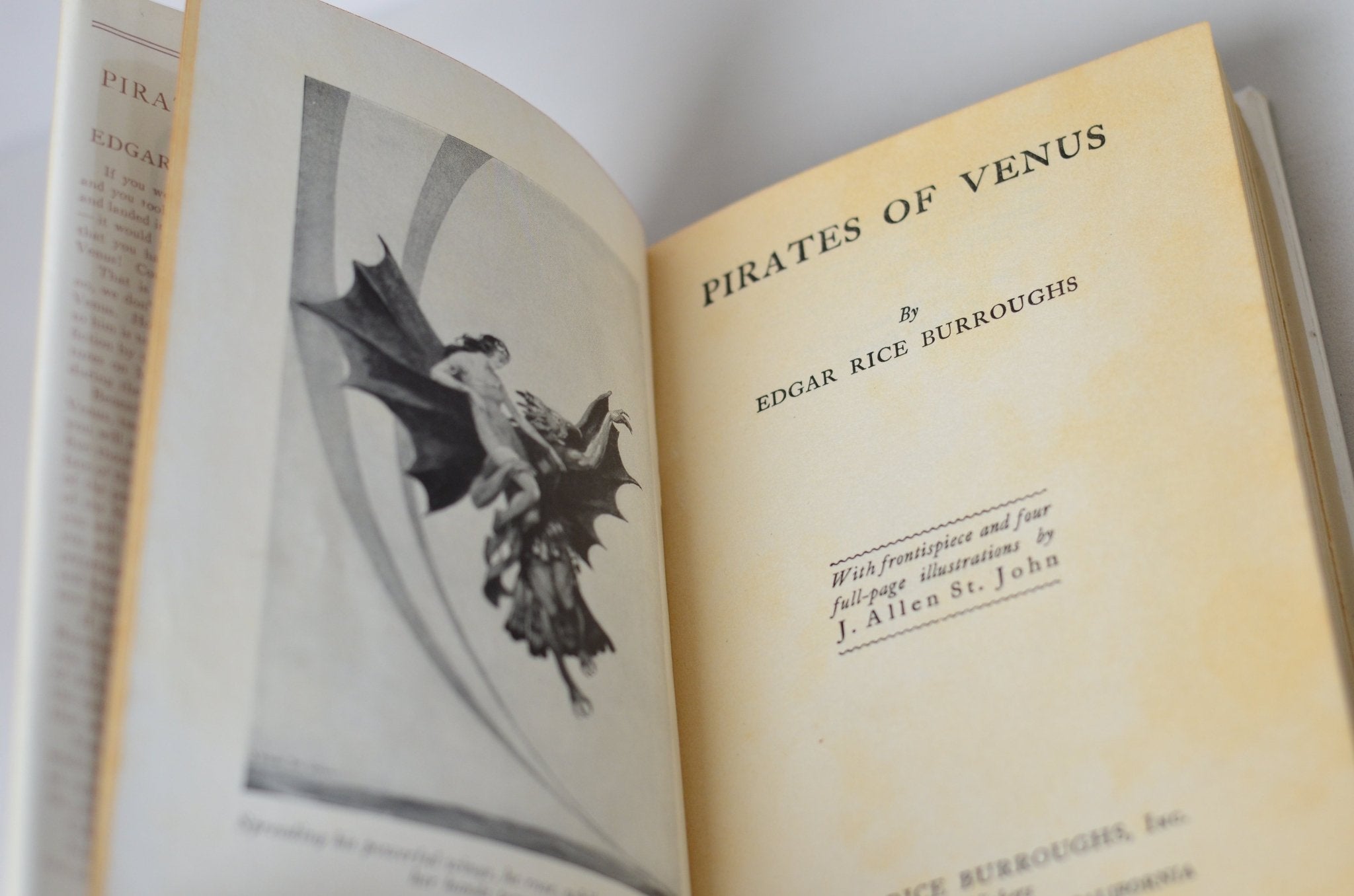 First Edition First Printing Pirates of Venus by Edgar Rice Burroughs 1934 - Brookfield Books