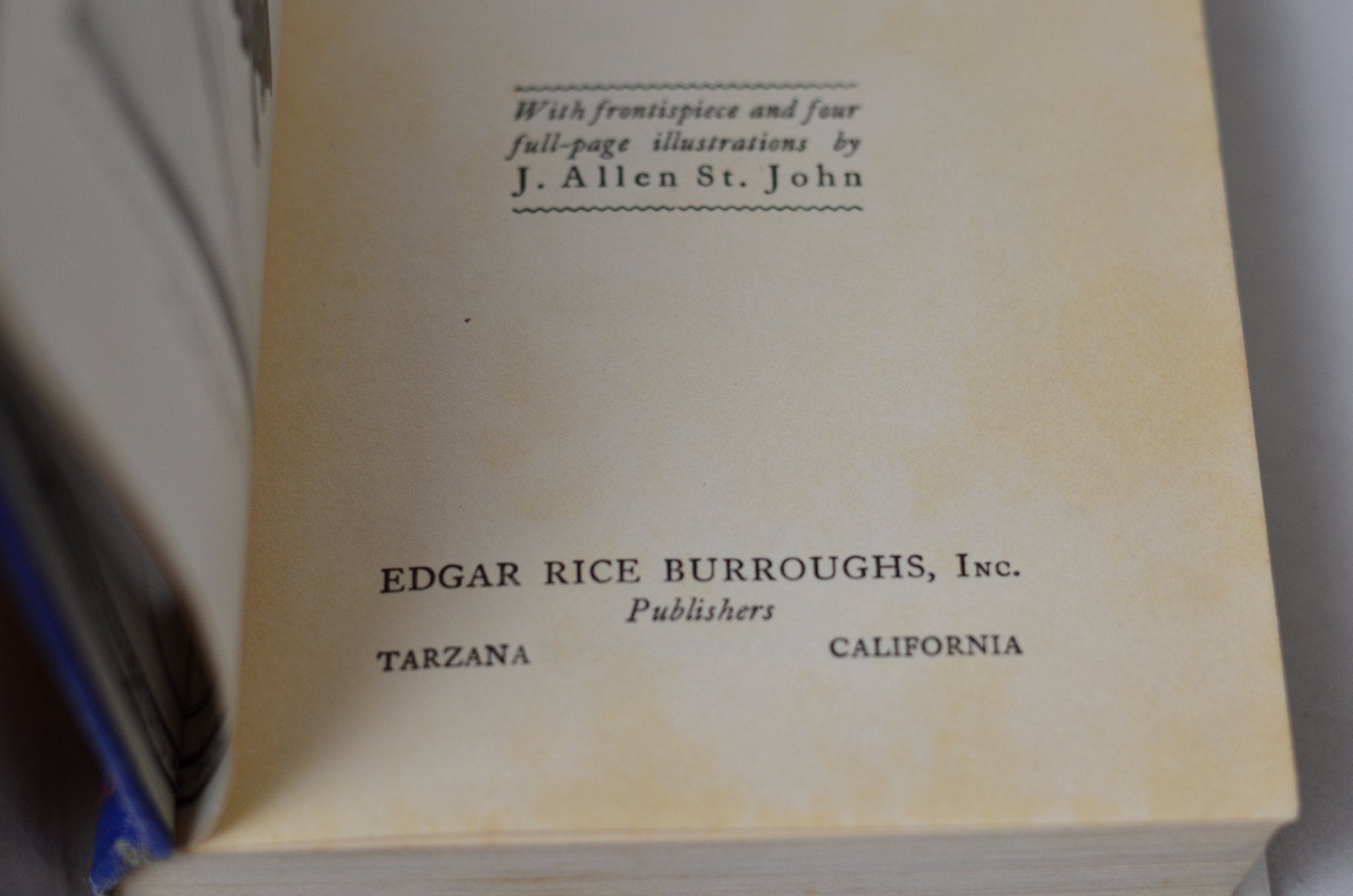 First Edition First Printing Pirates of Venus by Edgar Rice Burroughs 1934 - Brookfield Books