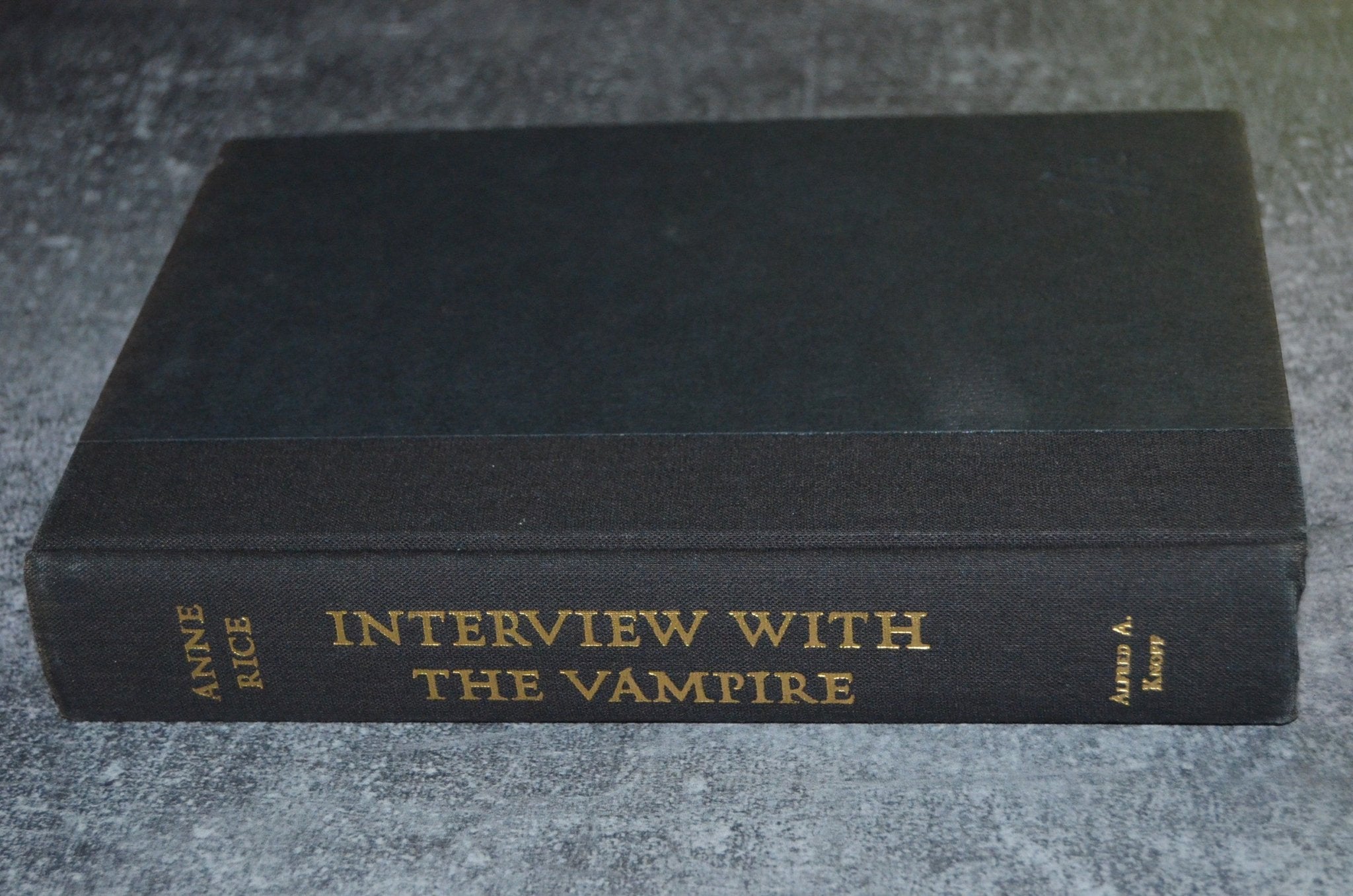 First Edition Fourth Printing – Interview with The Vampire by Anne Rice 1976 - Brookfield Books