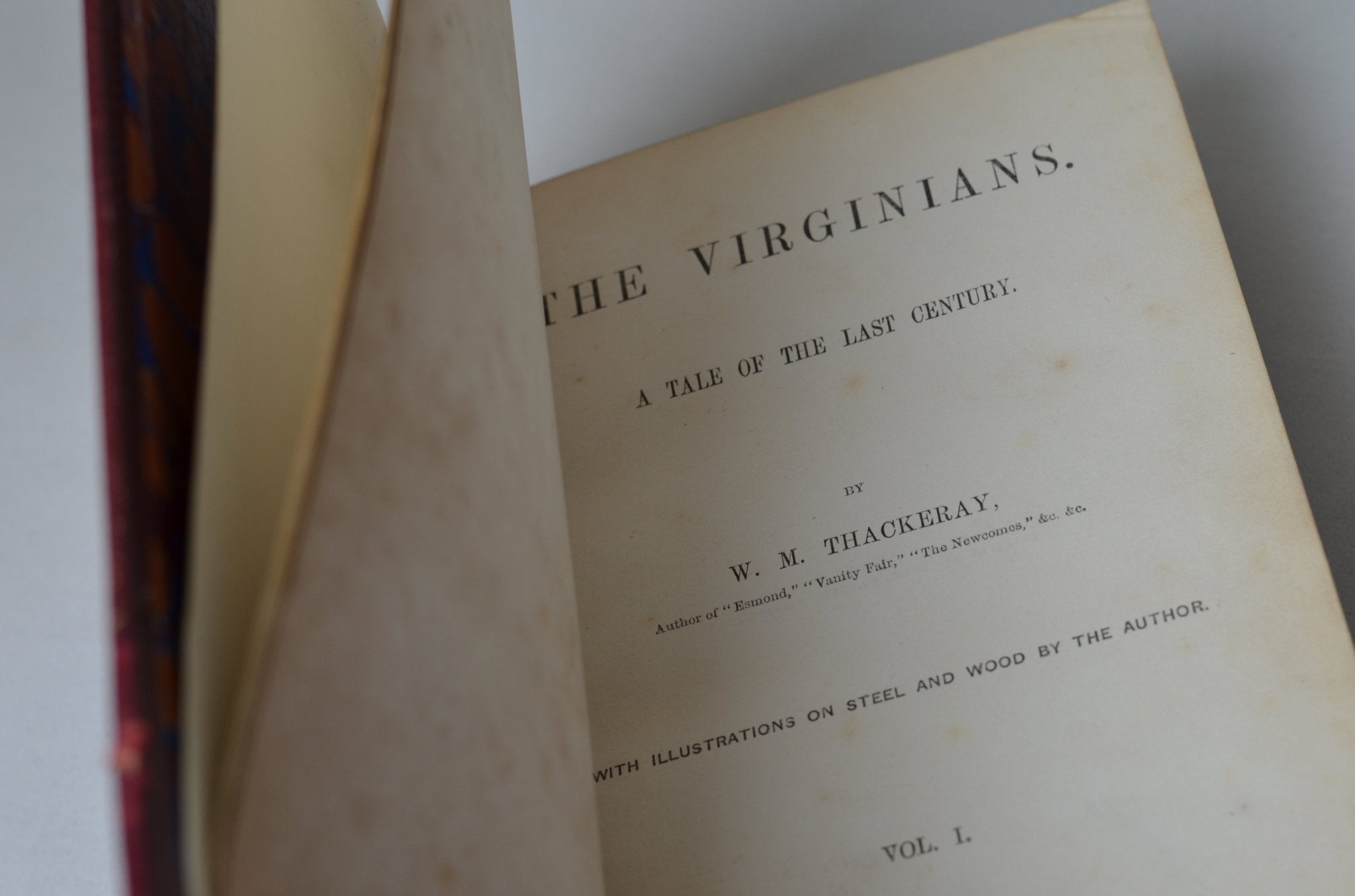 First Edition The Virginians by William Makepeace Thackeray 1858 - Brookfield Books