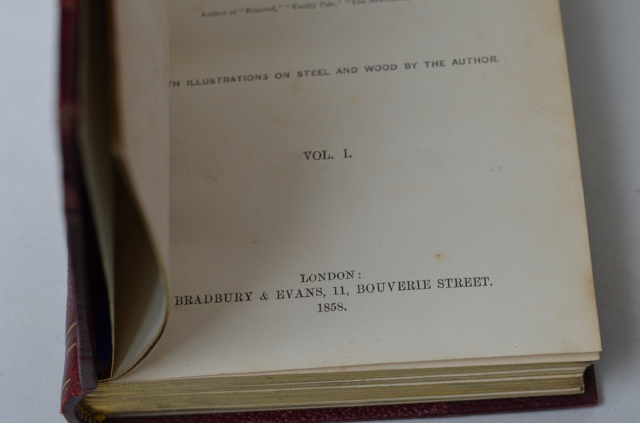 First Edition The Virginians by William Makepeace Thackeray 1858 - Brookfield Books