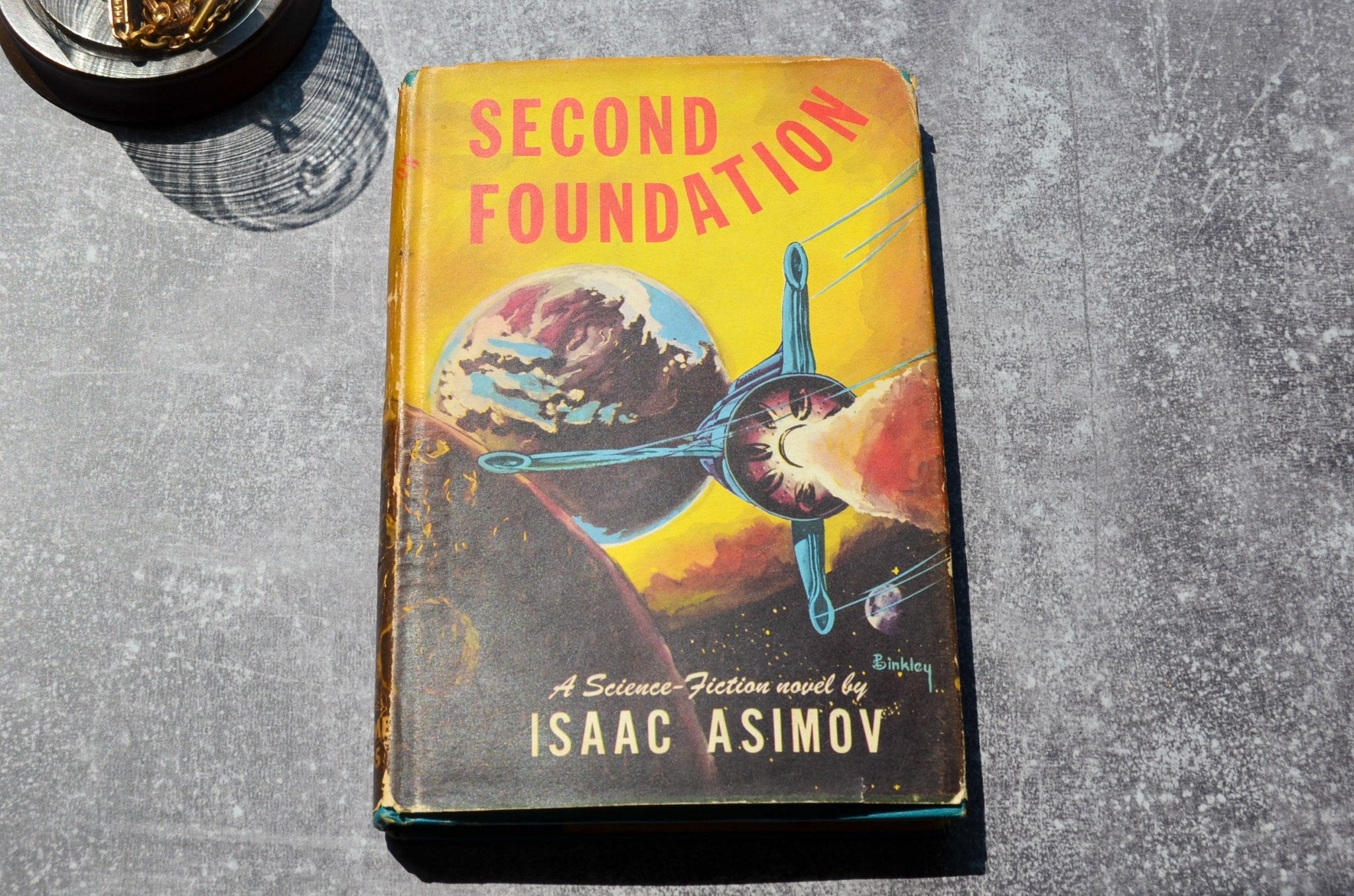 Vintage Book Club Edition Second Foundation by Isaac Asimov 1953 - Brookfield Books