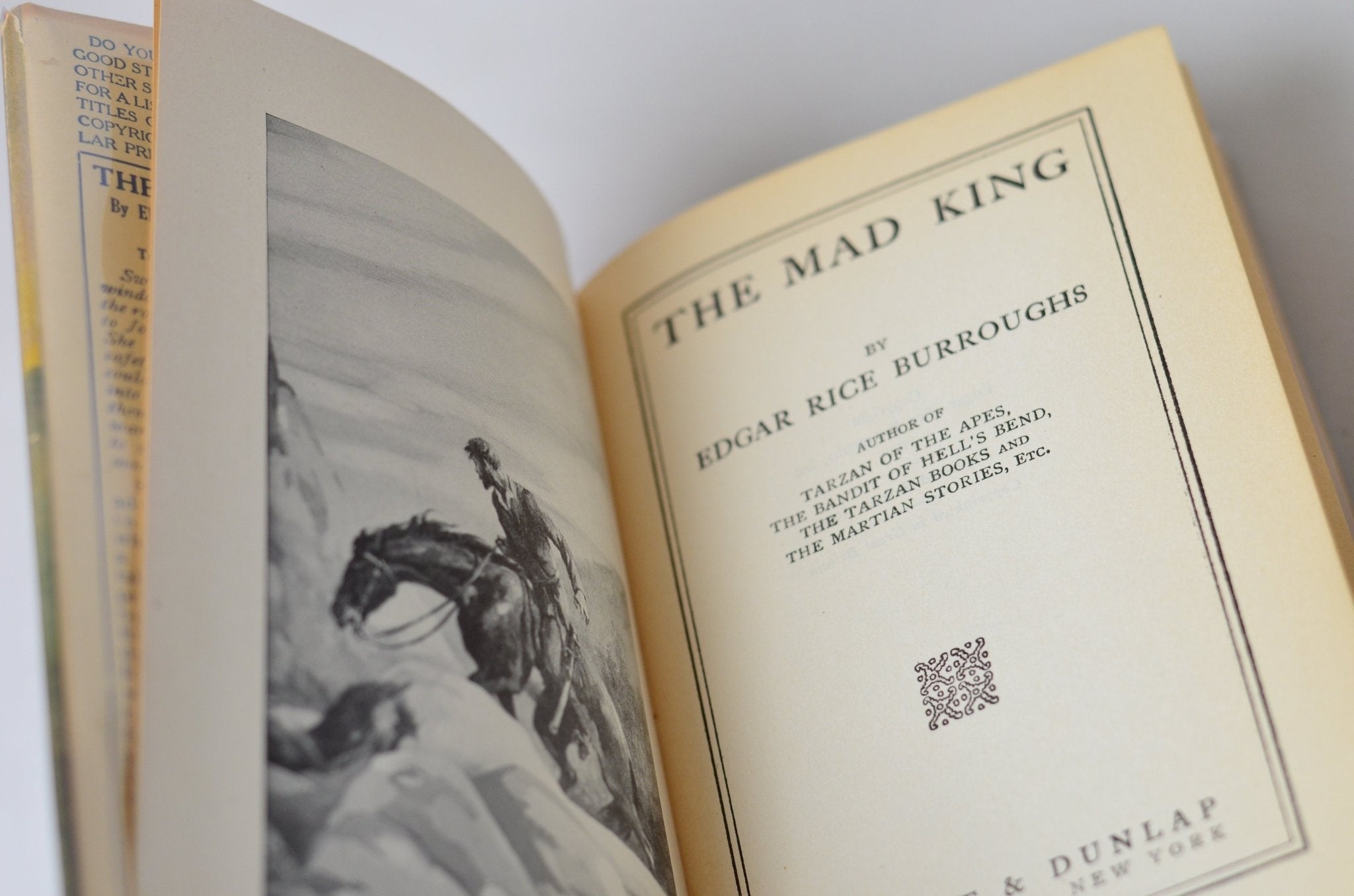 Vintage The Mad King by Edgar Rice Burroughs 1926 - Brookfield Books