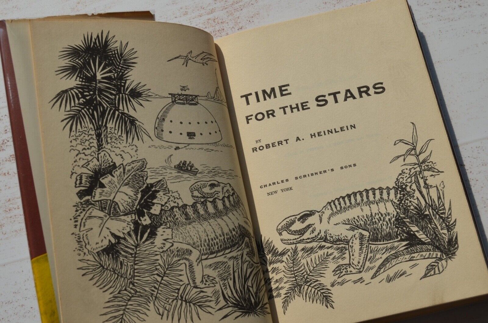 Vintage Time for the Stars by Robert Heinlein 1956 - Brookfield Books