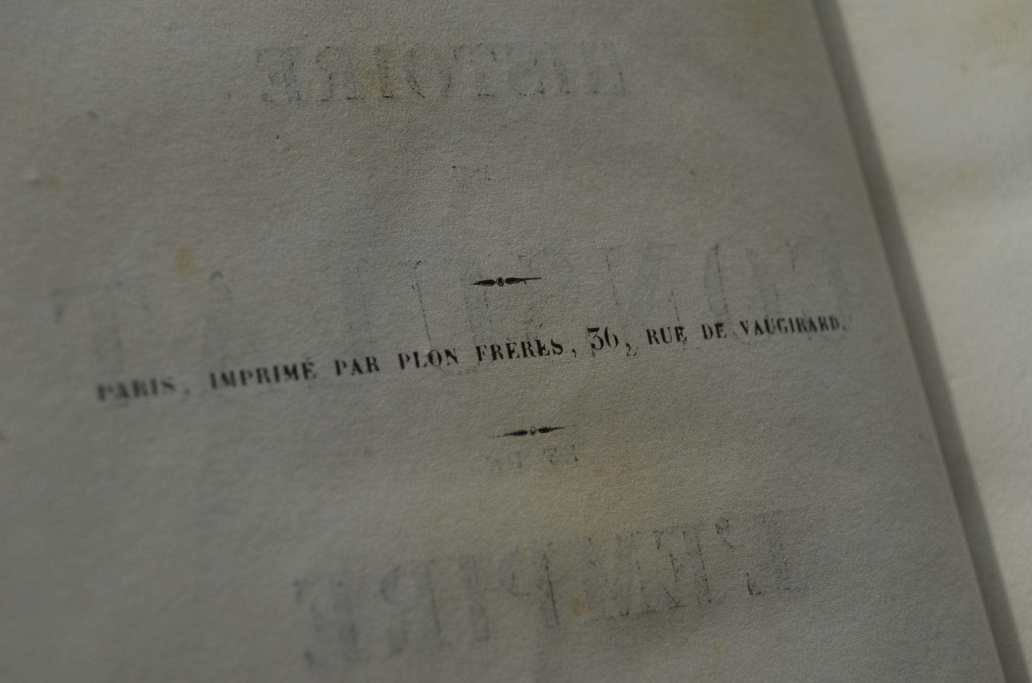 Antique Leather Bound – Histoire du Consulat et de L’Empire by M. A. Thiers 1845 – 1 Foot 4” Maroon French - Brookfield Books