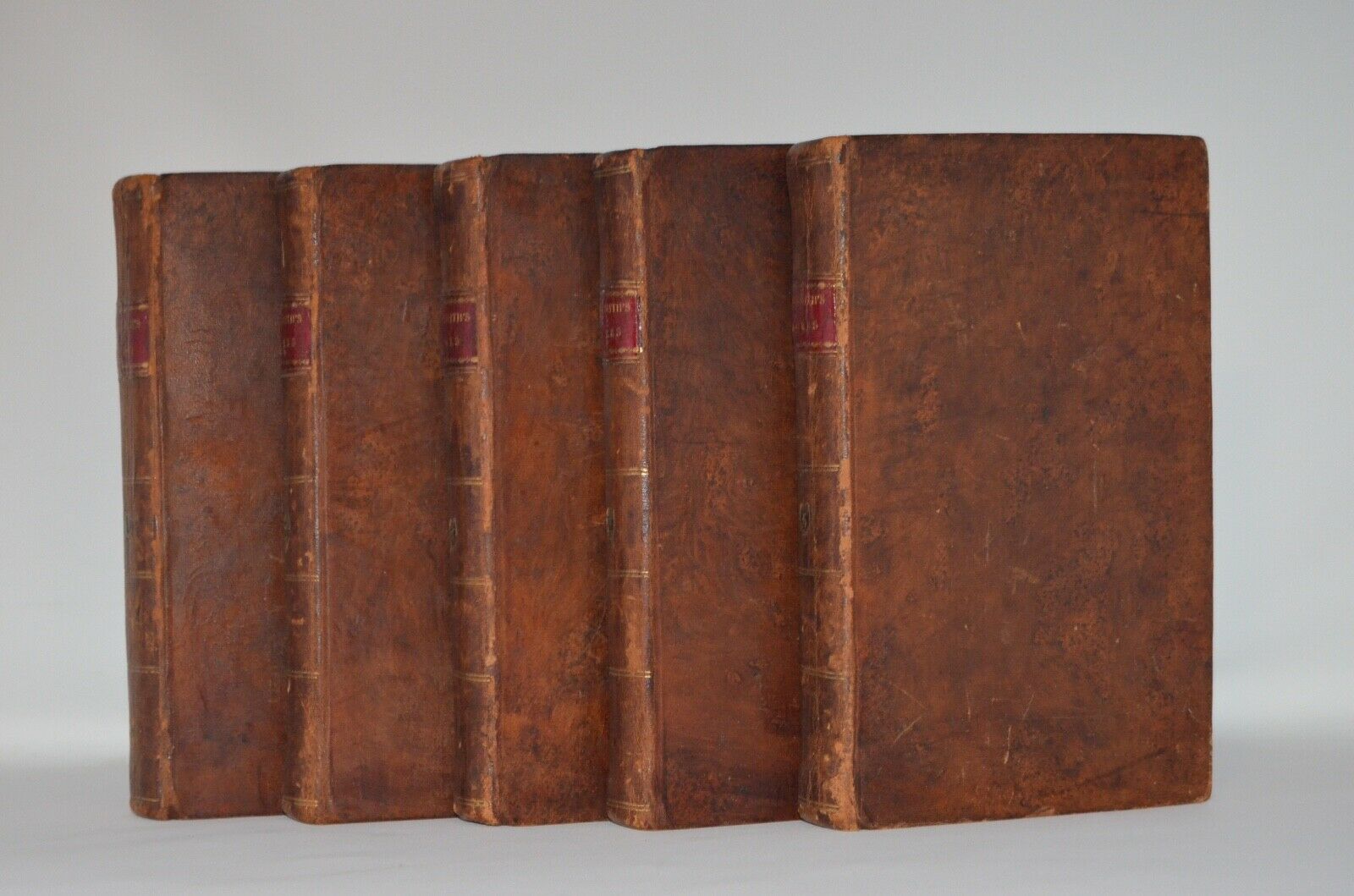 Antique Leather Bound – Works of Oliver Goldsmith – Coale & Thomas 1809 - Brookfield Books