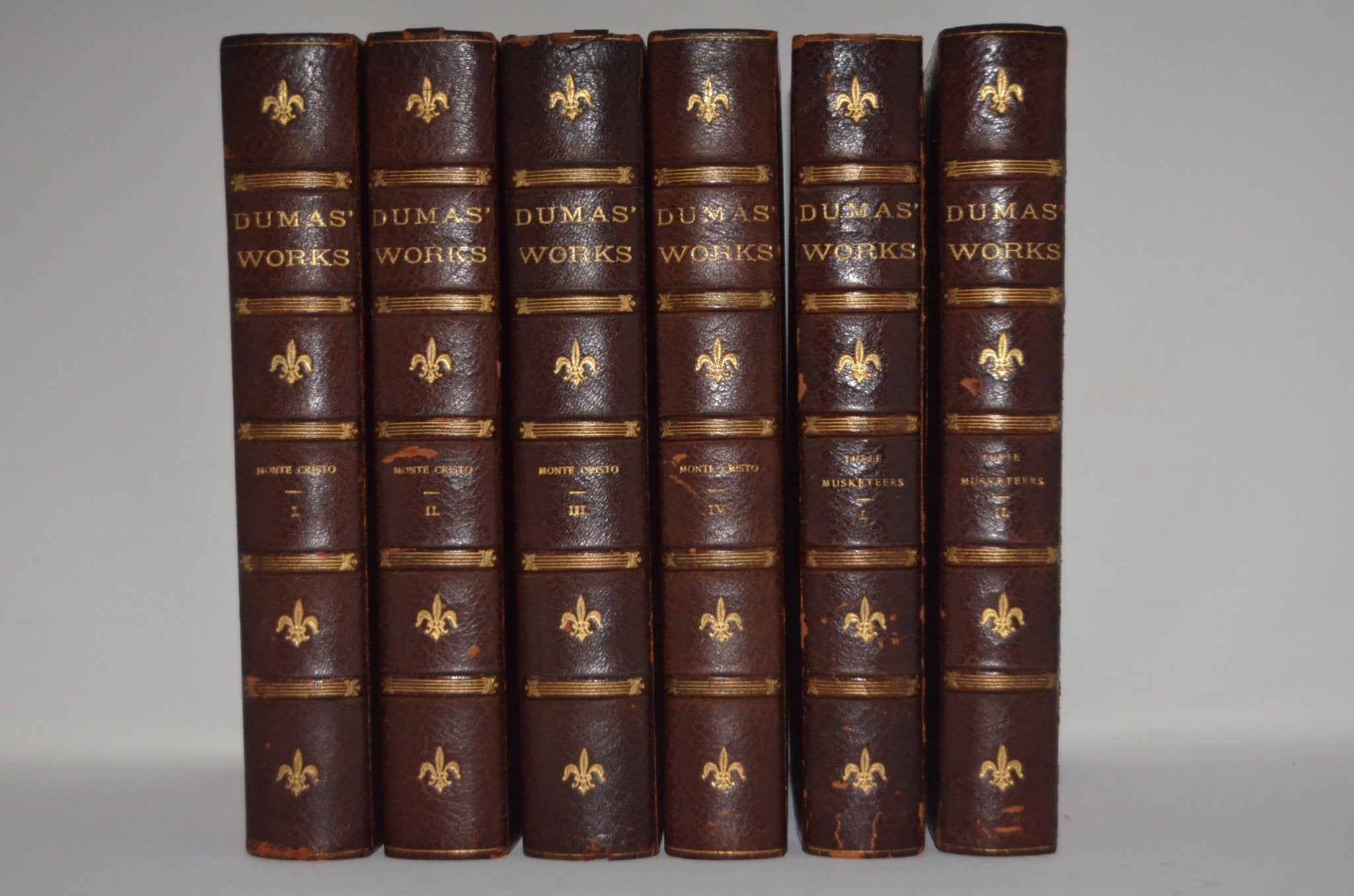 Limited Edition Works of Alexandre Dumas in 45 Volumes – Dana Estes c 1900 - Brookfield Books