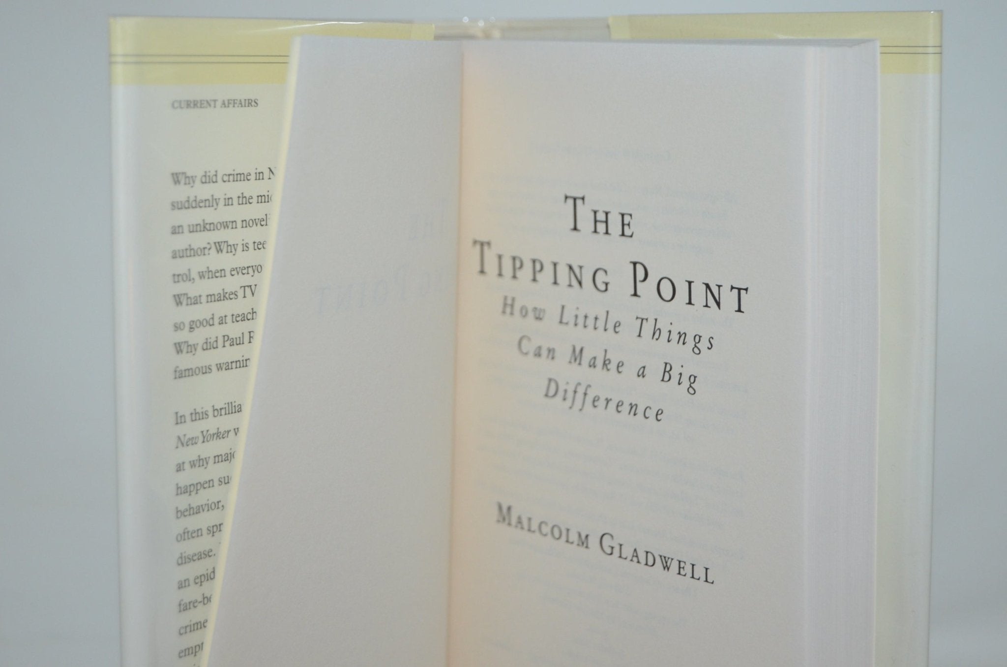 Signed First Edition First Printing Set – Complete Works of Malcolm Gladwell - Brookfield Books